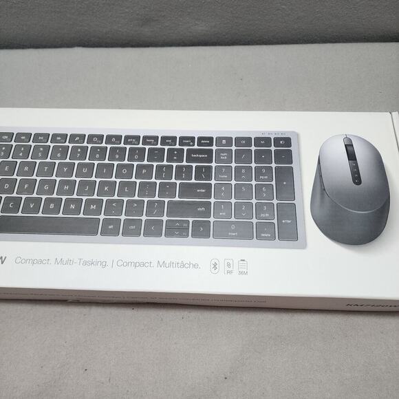 NEW Dell Pro Plus Multi-Device Compact Keyboard and Mouse Combo - KM7120W - Picture 3 of 8